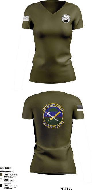 Women's Short Sleeve Vneck Shirt, , Air Force, Teamtime, Team time, sublimation, custom sports apparel, team uniforms, spirit wear, spiritwear, sports uniforms, custom shirts, team store, custom team store, fundraiser sports, apparel fundraiser