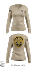 566 MCAS 1040274 Women's Long Sleeve V-neck Shirt - 64