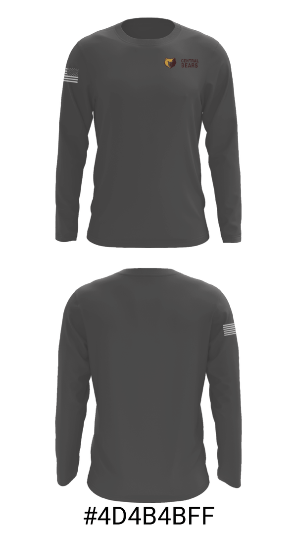 Long Sleeve Performance Shirt, Evansville Central High School Golf, Golf, Teamtime, Team time, sublimation, custom sports apparel, team uniforms, spirit wear, spiritwear, sports uniforms, custom shirts, team store, custom team store, fundraiser sports, apparel fundraiser