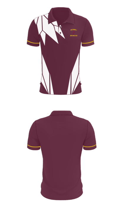 Bernal Intermediate School 14363388 Short Sleeve Performance Polo - 1