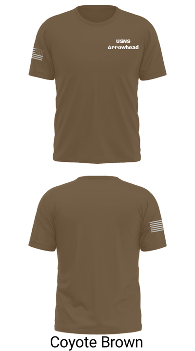 USNS Arrowhead 78431664 Short Sleeve Performance Shirt - 32