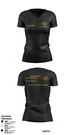 Women's Short Sleeve Vneck Shirt, Sutton Construction, , Teamtime, Team time, sublimation, custom sports apparel, team uniforms, spirit wear, spiritwear, sports uniforms, custom shirts, team store, custom team store, fundraiser sports, apparel fundraiser