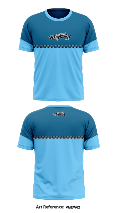 MOUNTAIN RANGE HIGH SCHOOL 39679914 Old School Cotton Feel Fabric Short Sleeve Performance Shirt - 4