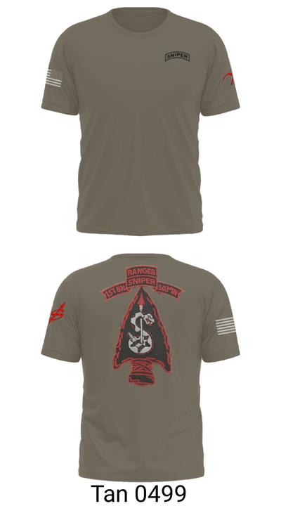 HHC snipers 6053450 Short Sleeve Performance Shirt - 35