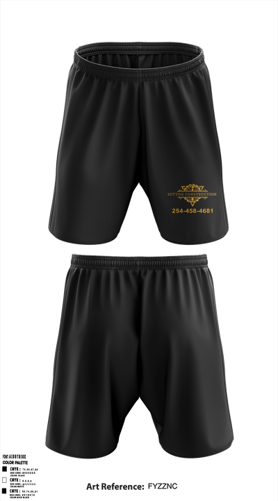 Sutton Construction 94593976 Athletic Shorts With Pockets - 6