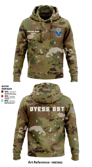Hoodie, Dyess AFB Operational Support Team, Air Force, Teamtime, Team time, sublimation, custom sports apparel, team uniforms, spirit wear, spiritwear, sports uniforms, custom shirts, team store, custom team store, fundraiser sports, apparel fundraiser
