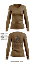 CBFD tac medics 89329509 Women's Long Sleeve V-neck Shirt - 2