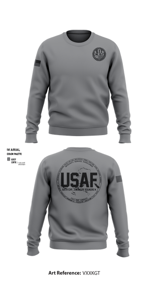 Crew Neck Sweatshirt, , Air Force, Teamtime, Team time, sublimation, custom sports apparel, team uniforms, spirit wear, spiritwear, sports uniforms, custom shirts, team store, custom team store, fundraiser sports, apparel fundraiser