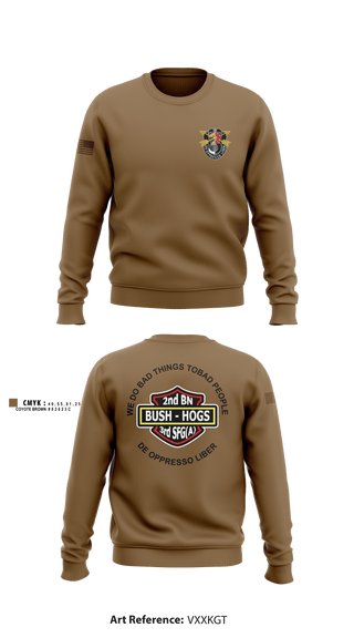 Crew Neck Sweatshirt, MCPOD-XVIII Airborne Corps, Army, Teamtime, Team time, sublimation, custom sports apparel, team uniforms, spirit wear, spiritwear, sports uniforms, custom shirts, team store, custom team store, fundraiser sports, apparel fundraiser