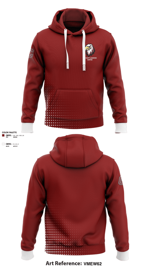 Hoodie, Crossett Learning Center, Spirit Store, Teamtime, Team time, sublimation, custom sports apparel, team uniforms, spirit wear, spiritwear, sports uniforms, custom shirts, team store, custom team store, fundraiser sports, apparel fundraiser