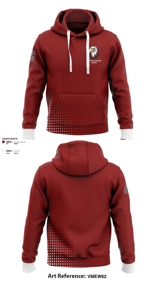 Hoodie, Crossett Learning Center, Spirit Store, Teamtime, Team time, sublimation, custom sports apparel, team uniforms, spirit wear, spiritwear, sports uniforms, custom shirts, team store, custom team store, fundraiser sports, apparel fundraiser