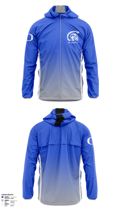 Orland Jr Trojans Football 79293862 Windbreaker - 2