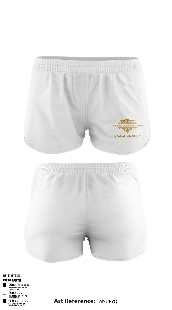 Ranger Panties, Sutton Construction, , Teamtime, Team time, sublimation, custom sports apparel, team uniforms, spirit wear, spiritwear, sports uniforms, custom shirts, team store, custom team store, fundraiser sports, apparel fundraiser