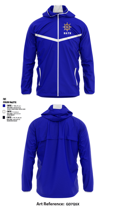Bath Middle School 64312928 Windbreaker - 49