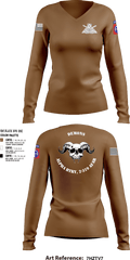 ALPHA BTRY, 2-319th AFAR 68475694 Women's Long Sleeve V-neck Shirt - 2