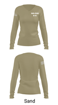 9th ESB S-6 21269276 Women's Long Sleeve V-neck Shirt - 41