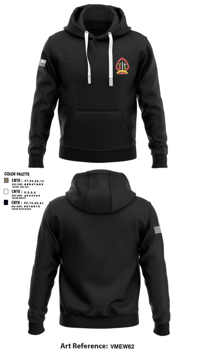2nd battalion 2nd marines 56567651 Hoodie - 3