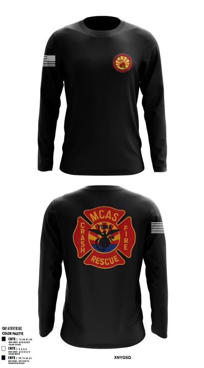 crash rescue 65842008 Long Sleeve Performance Shirt - 1