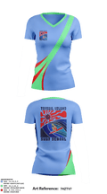 Topsail Island Surf School 81883035 Women's Short Sleeve V-neck Shirt - 1