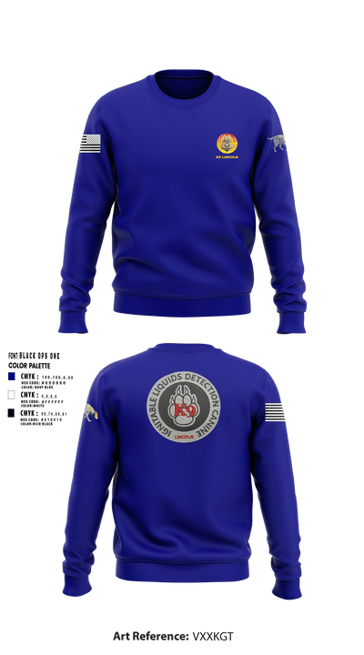 Stafford County Fire Marshal's Office 47147384 Crew Neck Sweatshirt - 1