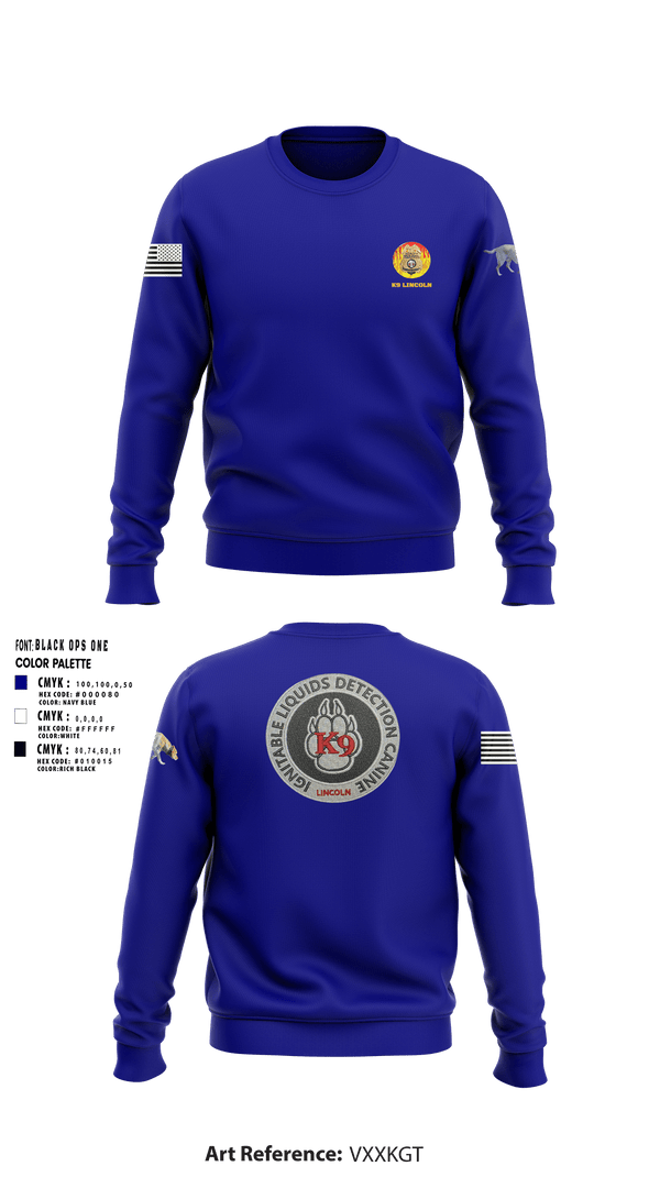 Crew Neck Sweatshirt, Stafford County Fire Marshal's Office, Police, Teamtime, Team time, sublimation, custom sports apparel, team uniforms, spirit wear, spiritwear, sports uniforms, custom shirts, team store, custom team store, fundraiser sports, apparel fundraiser