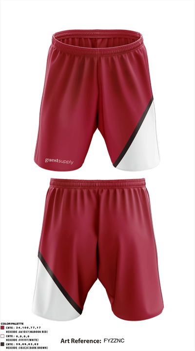 SYsco Guest Supply 58896824 Athletic Shorts With Pockets - 1