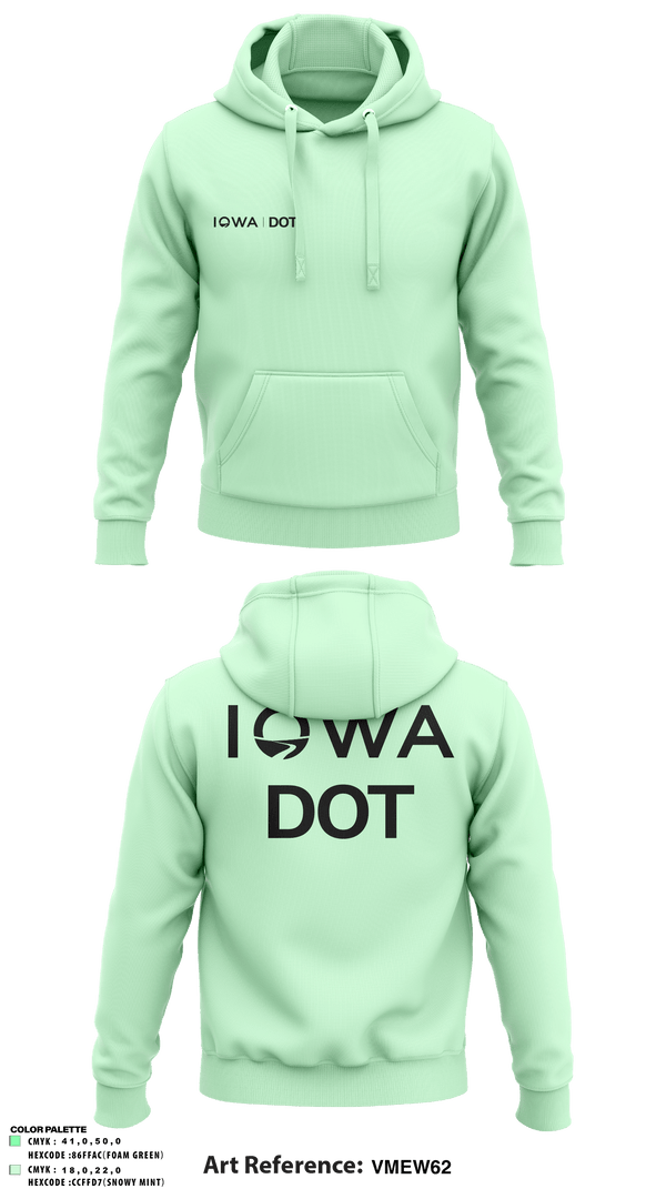 Hoodie, Iowa DOT, , Teamtime, Team time, sublimation, custom sports apparel, team uniforms, spirit wear, spiritwear, sports uniforms, custom shirts, team store, custom team store, fundraiser sports, apparel fundraiser
