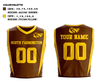 Basketball Uniform, North Farmington High School Basketball, Men's Basketball, Teamtime, Team time, sublimation, custom sports apparel, team uniforms, spirit wear, spiritwear, sports uniforms, custom shirts, team store, custom team store, fundraiser sports, apparel fundraiser