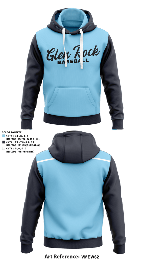 Hoodie, Glen Rock Panthers 12U, Baseball, Teamtime, Team time, sublimation, custom sports apparel, team uniforms, spirit wear, spiritwear, sports uniforms, custom shirts, team store, custom team store, fundraiser sports, apparel fundraiser