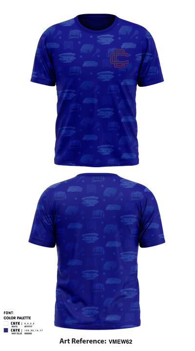 Central Catholic High School Lacrosse 83752961 Short Sleeve Shooting Shirt - 3