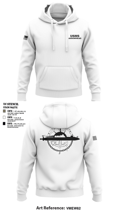 USNS Arrowhead 78431664 Hoodie - 2