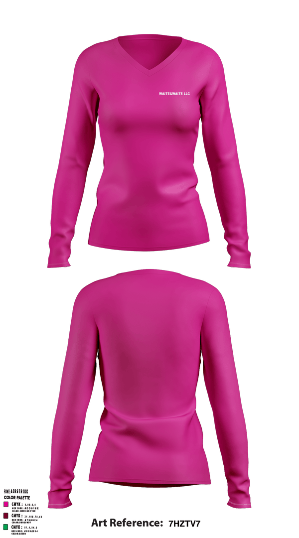 Women's Long Sleeve Vneck Shirt, CrisCris, , Teamtime, Team time, sublimation, custom sports apparel, team uniforms, spirit wear, spiritwear, sports uniforms, custom shirts, team store, custom team store, fundraiser sports, apparel fundraiser