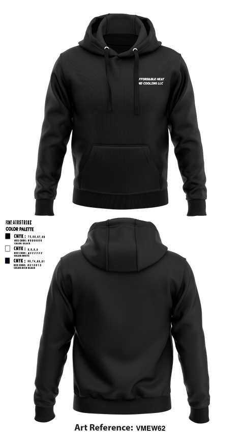 Hoodie, Affordable Heat and Cooling llc, , Teamtime, Team time, sublimation, custom sports apparel, team uniforms, spirit wear, spiritwear, sports uniforms, custom shirts, team store, custom team store, fundraiser sports, apparel fundraiser