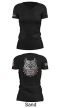 E.Co 3-82 GSAB 39598537 Women's Short Sleeve V-neck Shirt - 23