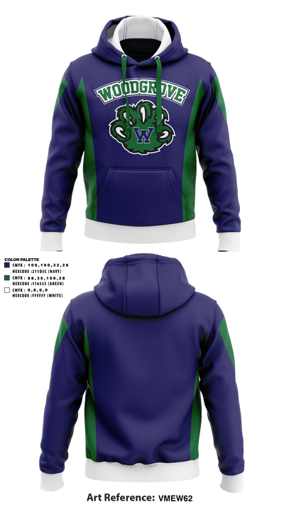 Woodgrove High School Cheer 34259448 Hoodie - 1