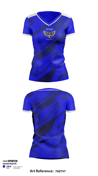 Women's Short Sleeve Vneck Shirt, Eisenhower High School Volleyball, Women's Volleyball, Teamtime, Team time, sublimation, custom sports apparel, team uniforms, spirit wear, spiritwear, sports uniforms, custom shirts, team store, custom team store, fundraiser sports, apparel fundraiser