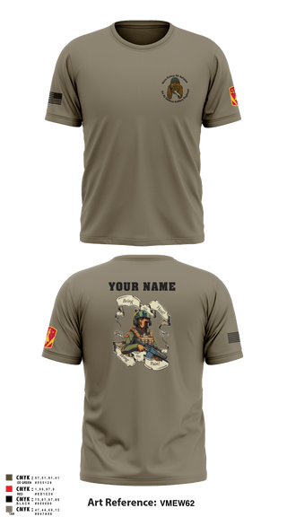 Long Sleeve Performance Shirt, Bravo Battery, 4th Battalion, 3rd Air Defense Artillery Regiment, Army, Teamtime, Team time, sublimation, custom sports apparel, team uniforms, spirit wear, spiritwear, sports uniforms, custom shirts, team store, custom team store, fundraiser sports, apparel fundraiser