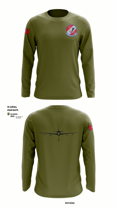151st Air Refueling Squadron 9193987 Long Sleeve Performance Shirt - 2