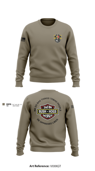 Crew Neck Sweatshirt, MCPOD-XVIII Airborne Corps, Army, Teamtime, Team time, sublimation, custom sports apparel, team uniforms, spirit wear, spiritwear, sports uniforms, custom shirts, team store, custom team store, fundraiser sports, apparel fundraiser