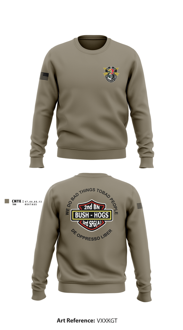 Crew Neck Sweatshirt, MCPOD-XVIII Airborne Corps, Army, Teamtime, Team time, sublimation, custom sports apparel, team uniforms, spirit wear, spiritwear, sports uniforms, custom shirts, team store, custom team store, fundraiser sports, apparel fundraiser