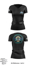 TCR LE ACADEMY 50847747 Women's Short Sleeve V-neck Shirt - 3