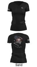 Mobile unit 2 64041633 Women's Short Sleeve V-neck Shirt - 24