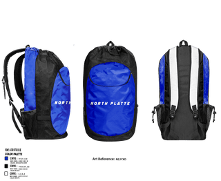Gear Bag, North Platte High School, Spirit Store, Teamtime, Team time, sublimation, custom sports apparel, team uniforms, spirit wear, spiritwear, sports uniforms, custom shirts, team store, custom team store, fundraiser sports, apparel fundraiser