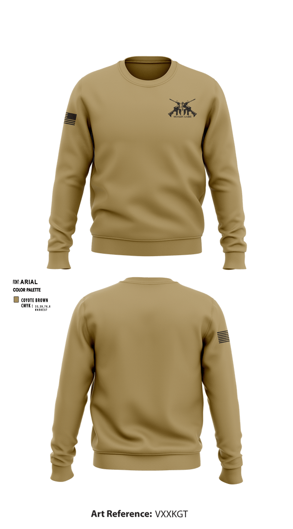 Crew Neck Sweatshirt, JCSE, Army, Teamtime, Team time, sublimation, custom sports apparel, team uniforms, spirit wear, spiritwear, sports uniforms, custom shirts, team store, custom team store, fundraiser sports, apparel fundraiser