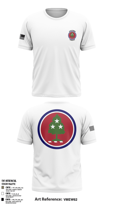 30th Troop Command 1256975 Short Sleeve Performance Shirt - 2