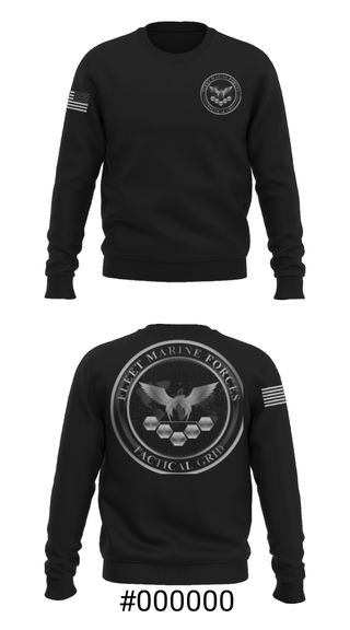 Crew Neck Sweatshirt, , Marines, Teamtime, Team time, sublimation, custom sports apparel, team uniforms, spirit wear, spiritwear, sports uniforms, custom shirts, team store, custom team store, fundraiser sports, apparel fundraiser