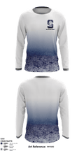 Silver High School 31016057 Long Sleeve Performance Shirt - 1