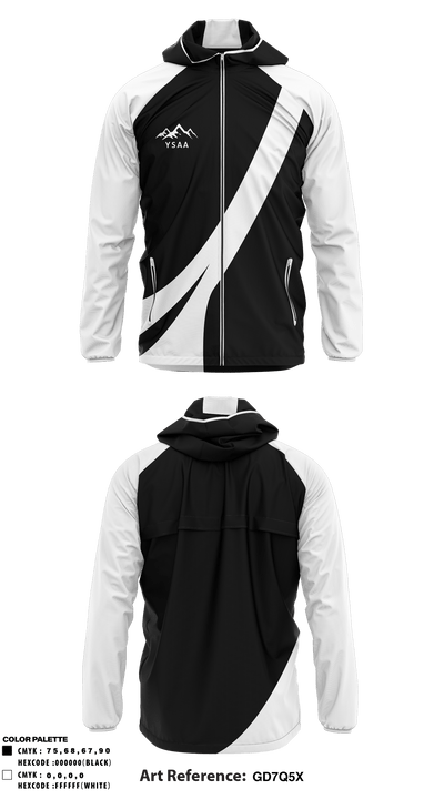 Yukon Schools Athletic Association 1146162 Windbreaker - 1