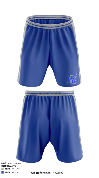Central Cross Country 338893 Athletic Shorts With Pockets - 1