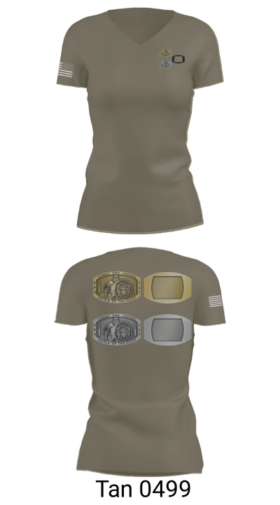CF Division 63223192 Women's Short Sleeve V-neck Shirt - 36